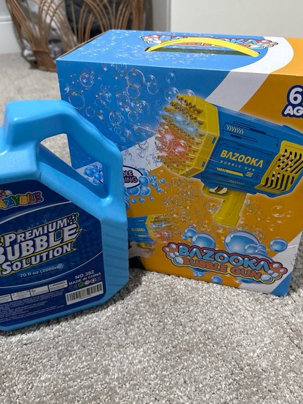 Purple Bazooka bubble gun